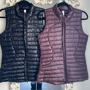 Two great LuLuLemon vest! ❤️
